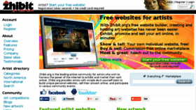What Zhibit.org website looked like in 2014 (12 years ago)