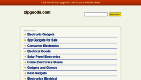 What Zipgoods.com website looked like in 2014 (9 years ago)