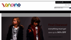 What Zandino.com website looked like in 2014 (9 years ago)