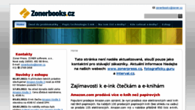 What Zonerbooks.cz website looked like in 2014 (9 years ago)