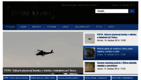 What Zilinskekrimi.sk website looked like in 2014 (9 years ago)