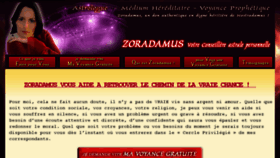 What Zoradamusvoyance.com website looked like in 2014 (9 years ago)