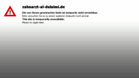 What Zahnarzt-al-dulaimi.de website looked like in 2014 (9 years ago)