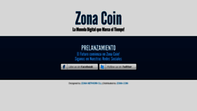 What Zonacoin.com website looked like in 2014 (9 years ago)