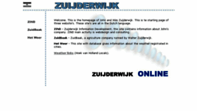 What Zuijderwijk.com website looked like in 2015 (9 years ago)