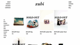 What Zubi-shop.com website looked like in 2015 (9 years ago)