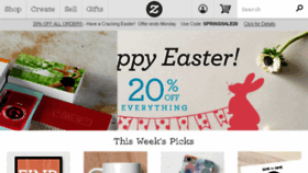 What Zazzle.co.uk website looked like in 2015 (9 years ago)