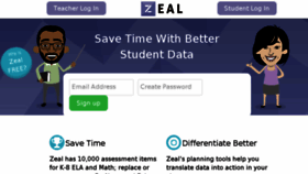 What Zeal.com website looked like in 2015 (10 years ago)