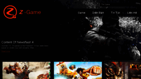 What Zgame.vn website looked like in 2015 (9 years ago)
