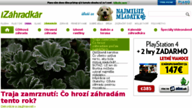 What Zahradkar.pluska.sk website looked like in 2015 (9 years ago)