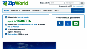 What Zip-world.fr website looked like in 2015 (9 years ago)