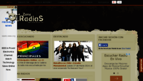 What Zonaradios.net website looked like in 2015 (8 years ago)