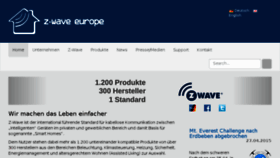 What Zwaveeurope.com website looked like in 2015 (8 years ago)