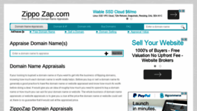 What Zippozap.com website looked like in 2015 (8 years ago)