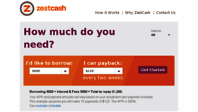 What Zestcash.com website looked like in 2015 (8 years ago)