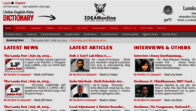 What Zogamonline.com website looked like in 2015 (8 years ago)