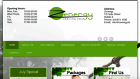 What Zenergy.ie website looked like in 2015 (8 years ago)