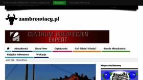 What Zambrowiacy.pl website looked like in 2015 (8 years ago)
