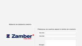 What Zamber.com.br website looked like in 2015 (8 years ago)
