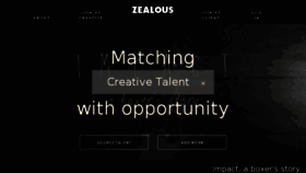 What Zealous.co website looked like in 2015 (9 years ago)