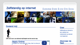 What Zelfstandig-op-internet.nl website looked like in 2015 (8 years ago)