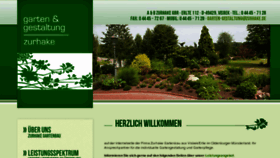 What Zurhake-gartengestaltung.de website looked like in 2015 (8 years ago)