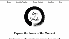 What Zenofwork.com website looked like in 2015 (8 years ago)