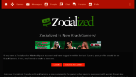What Zocialized.com website looked like in 2015 (8 years ago)