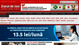 What Ziaruldeiasi.ro website looked like in 2015 (8 years ago)