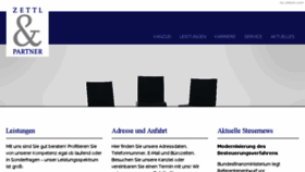 What Zettl-partner.de website looked like in 2015 (8 years ago)