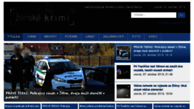 What Zilinskekrimi.sk website looked like in 2015 (8 years ago)