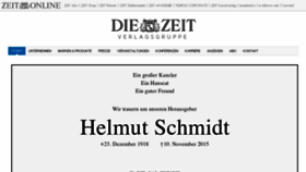 What Zeitverlag.de website looked like in 2015 (8 years ago)
