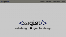 What Zaqist.com website looked like in 2015 (8 years ago)