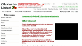 What Zahradnictvolimbach.sk website looked like in 2015 (8 years ago)