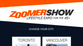 What Zoomershow.com website looked like in 2015 (8 years ago)