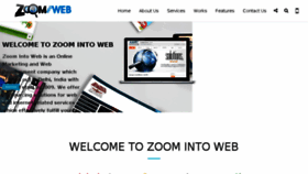 What Zoomintoweb.com website looked like in 2015 (8 years ago)