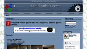 What Zahidgurbuz.com website looked like in 2015 (8 years ago)