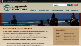 What Zingermansfoodtours.com website looked like in 2015 (8 years ago)