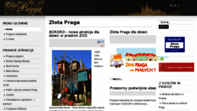 What Zlotapraga.pl website looked like in 2016 (8 years ago)