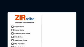 What Zir-online.com website looked like in 2016 (8 years ago)