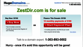 What Zestdir.com website looked like in 2016 (8 years ago)