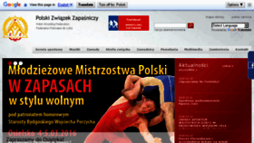 What Zapasy.org.pl website looked like in 2016 (8 years ago)