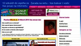 What Zarada.nanetu.rs website looked like in 2016 (8 years ago)