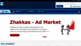 What Zhakkas.com website looked like in 2016 (8 years ago)