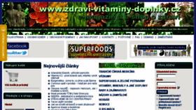 What Zdravi-vitaminy-doplnky.cz website looked like in 2016 (8 years ago)