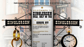 What Zinglersen.net website looked like in 2016 (8 years ago)
