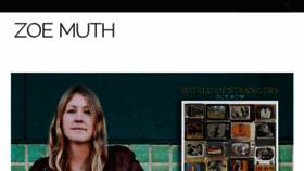 What Zoemuth.com website looked like in 2016 (8 years ago)