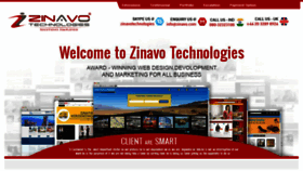 What Zinavo.co website looked like in 2016 (8 years ago)
