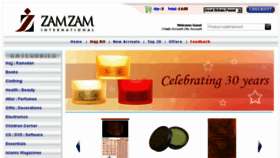 What Zamzamdirect.com website looked like in 2016 (8 years ago)