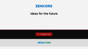 What Zencore.com website looked like in 2016 (8 years ago)